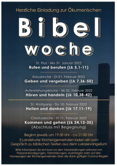 Ökumenische Bibelwoche 2022