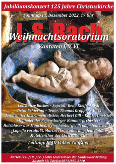 Flyer Weihnachtsoratorium 2022