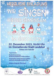 Singen im Eisstadion