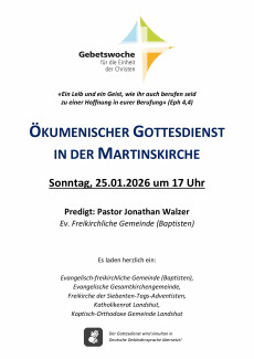 Ökum. Gottesdienst