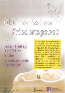 Friedensgebet 24.2.23