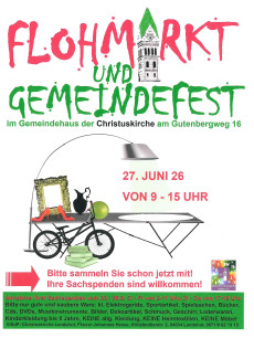 Flohmarkt und Gemeindefest